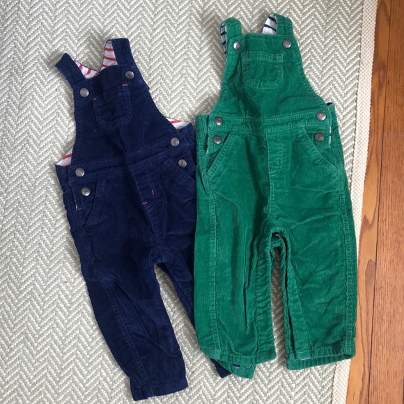 Baby Boden - Pair of Corduroy Overalls - 6-12m - Picture 1 of 7